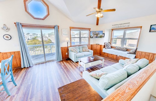 Rodanthe Casa | Vista al mar en Rodanthe-Relax en la piscina, bañera de hidromasaje, sala de juegos, Pier Pass, se admiten perros