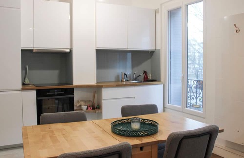 Quartier du Pont-de-Flandre Apartamento | Bright T2 near la Villette
