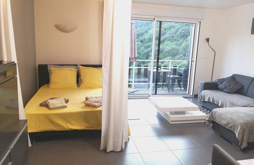 Sechilienne Apartamento | Studio Apartment "Spacieux Vue Montagne" with Mountain View, Balcony & Wi-Fi