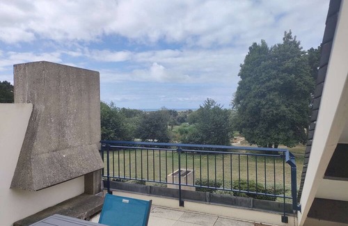 Arzon Apartamento | A Louer Appartement T1bis Terrasses de Kerjouanno vue mer