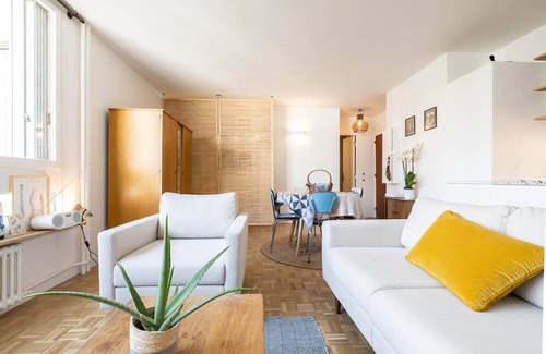 Quartier du Pont-de-Flandre Apartamento | Canal de l'Ourcq 1 bedroom apartment