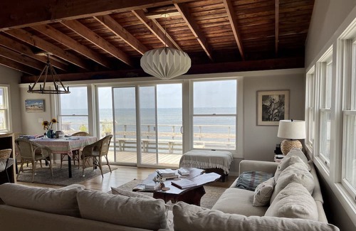 Bayberry Dunes Casa | Spectacular views with a large Bayfront deck, Ocean Ridge Davis Park.
