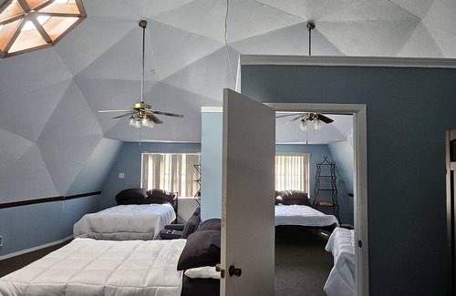Weatherford Villa | Amazing Geo Dome Home with Pool and Private Lake, Fish, Canoe, 9 acre Ranch