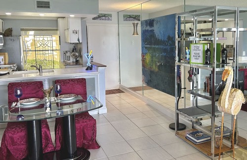 Casa del Mar Condominio | Waterfront condo with bay view, pool, patio, & W/D - calendar month rental