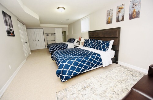 Amherstview Apartamento | Spacious Hearth Escape with Natural Light & fireplace