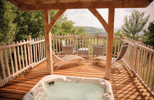 Clairac Cabina | Domaine de Pech et Lafon. Cabanes avec SPA privatif