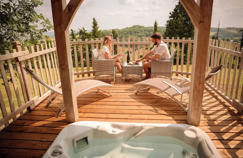 Clairac Cabina | Domaine de Pech et Lafon. Cabanes avec SPA privatif