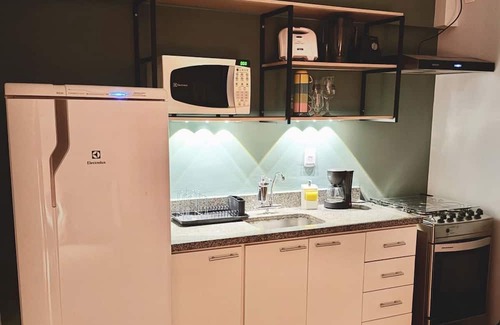 Centro Apartamento | Modern studio in the heart of Belo Horizonte! With rooftop and sauna (entire apartment)