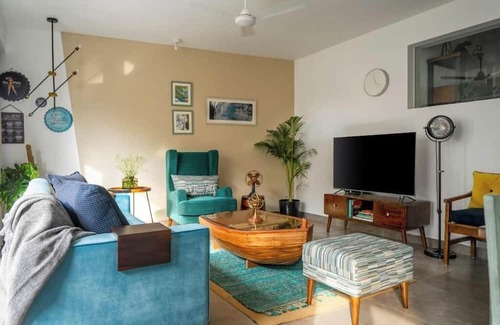 Reis Magos Apartamento | ElReino-New 2BHK Apt with Pool near Candolim Beach