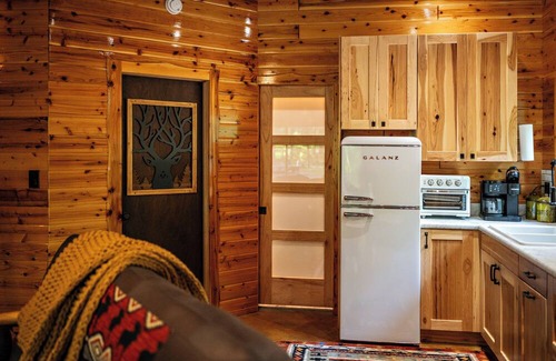 Wellston Cabina | New 1bd/1bth cabin + washer/dryer- Sleeps 4 Near trails/Tippy Dam