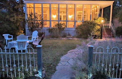 Cape May Point Casa | Pristine, Cozy, 4 bedroom Beach Cottage with a 40 foot screened in front porch!