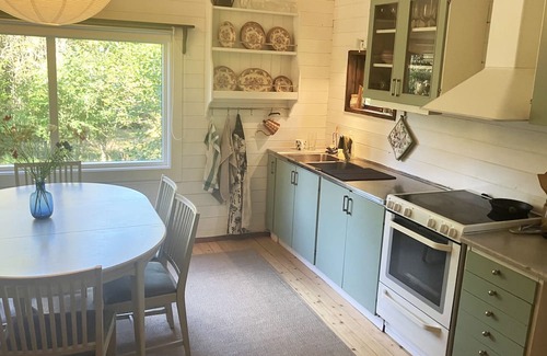 Laholm Municipality Chalet De Esquí | Peaceful cottage at the edge of the forest – near Laholm |SE02119