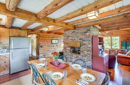 Wilmington Cabina | Cozy Log Cabin Near Mt Snow: Views, Modern Comfort