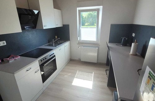 Bad Laasphe Apartamento | Vacation apartment for 3 people with garden view