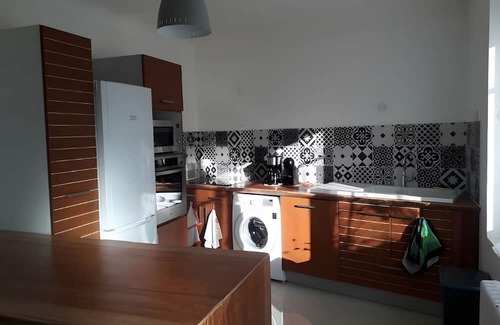 Mer Apartamento | Apartamento 'Gîte Du Moulin Béchereau' con Terraza Privada, Jardín Compartido y Wi-Fi