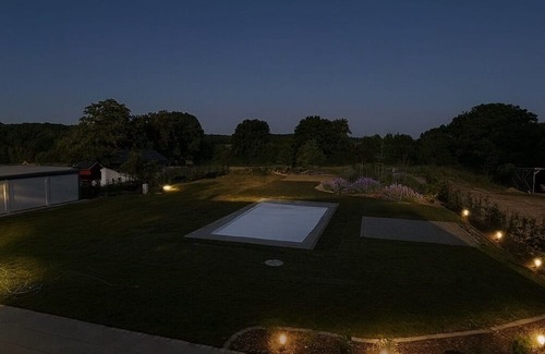 Frohburg Casa | Large country house with pool & fireplace - 30 min. Leipzig.