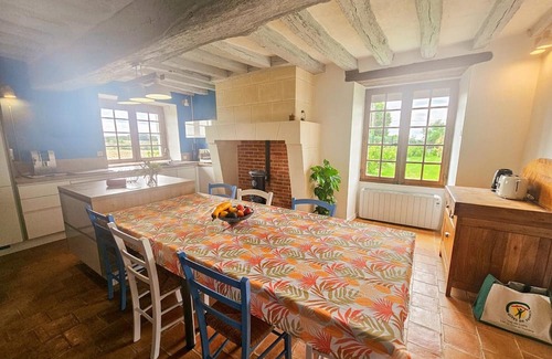 Sainte-Maure-de-Touraine Cabaña | Casa rural con piscina climatizada y wifi en Touraine