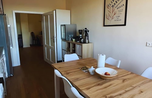 Stepenitz Apartamento | Apartment 'Haevn Altes Pfarrhaus Marienfließ' with Shared Terrace, Shared Garden and Wi-Fi