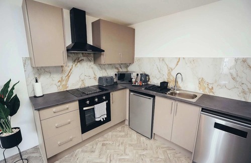 Barrow-on-Trent Apartamento | Hen & Chickens Luxury Apt Free Parking | By DerBnB