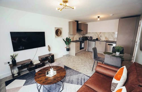 Barrow-on-Trent Apartamento | Hen & Chickens Luxury Apt Free Parking | By DerBnB