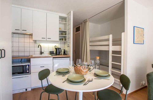 Val-d'Isere Apartamento | Estudio acogedor para 4 con balcón y wifi en Val-d'Isère