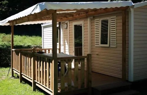 Oust Casa | MOBIL-HOME ERCE with covered terrace 2 shower rooms 4 persons
