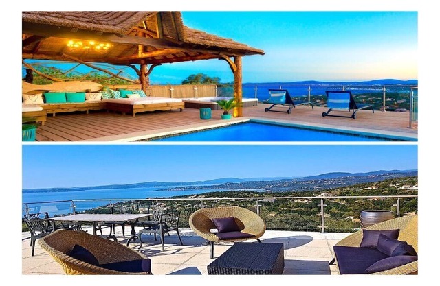 Villa 5*. Magnífica vista al mar Piscina climatizada. Jacuzzi