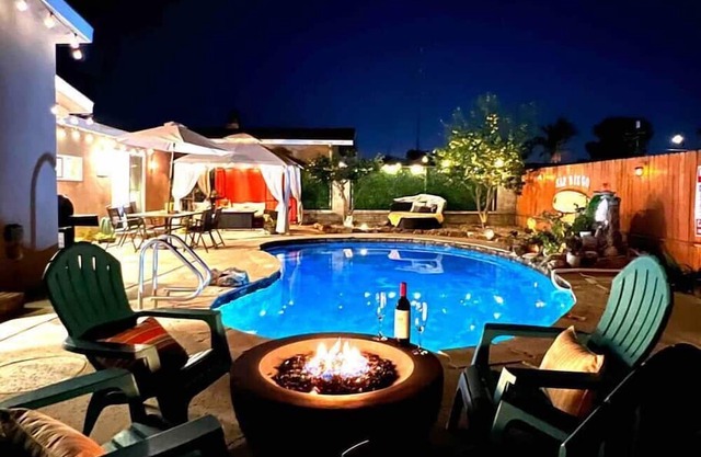 Prime Location: Lux 4BR w Pool/Spa/Cabana/Firepit