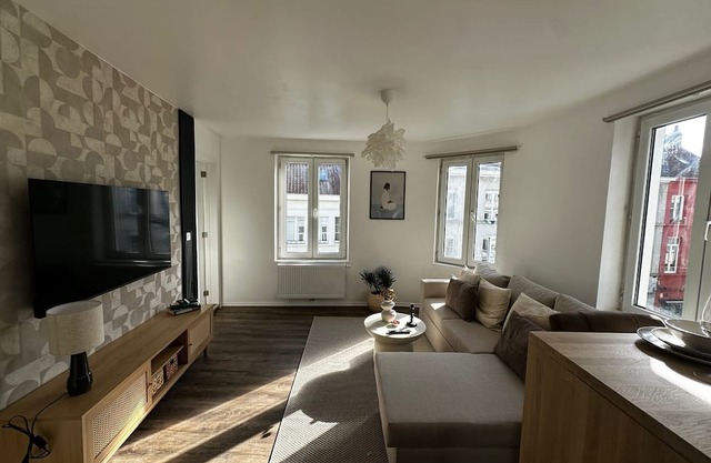 Modern 1BR plus LR Apt Near Gravensteen