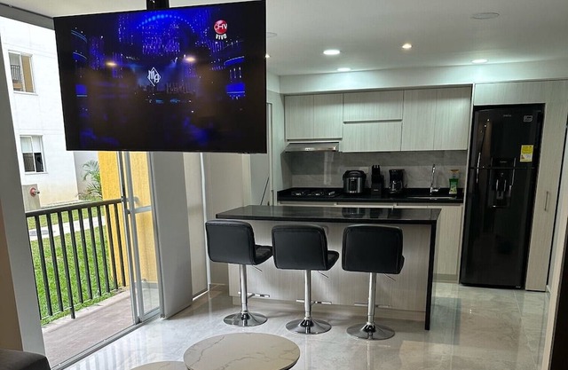 Modern 2 Br 3 Bed Apartment First Floor with Pool in Dosquebradas near Pereira