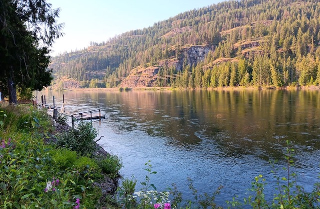 Beautiful Clark Fork Riverside RV site