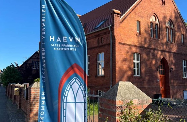 Apartment 'Haevn Altes Pfarrhaus Marienfließ' with Shared Terrace, Shared Garden and Wi-Fi