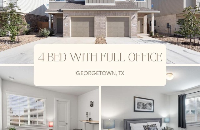 4/2.5 / full office / pets ok / pool/gym/trails / garage / stairs /washer+dryer