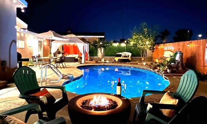 North Clairemont Casa | San Diego “Idyllic Beautiful House” w/Heated Pool
