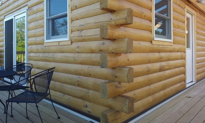 Knife River Casa | Casa rústica moderna con vistas al lago Superior