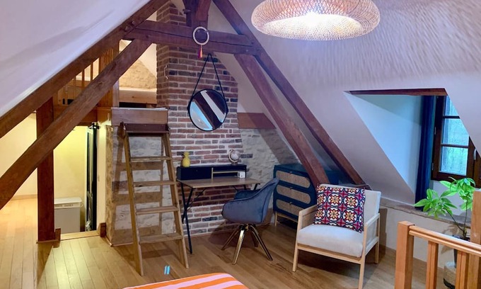 Monce-en-Saosnois Cabaña | Gite Moncé-en-Saosnois, 1 bedroom, 3 persons