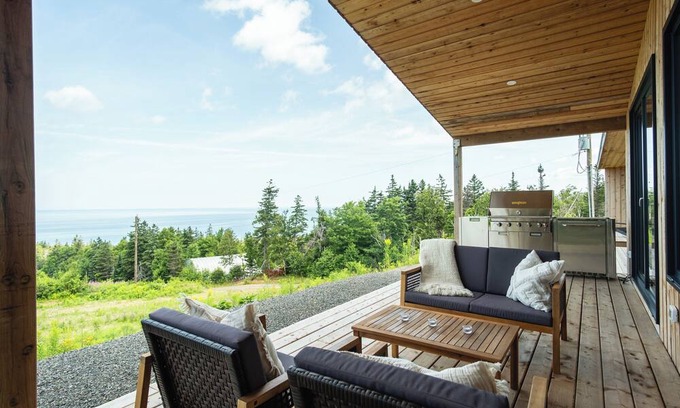 Inverness Casa | Modern 4 Bedroom, 4.5 bath home near Cabot Links with ocean views and sunsets.