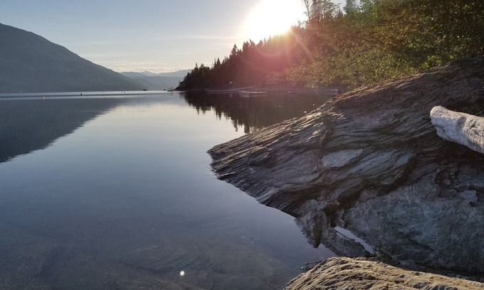 Eagle Bay Cabina | Perch, a canvas cottage with lake views and lake access. Glamping at its finest.