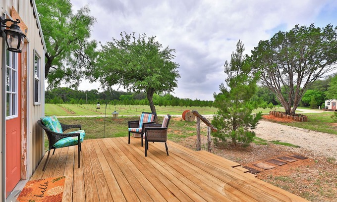 Buffalo Gap Cabina | Secluded cabin, "The Lady" on Christmas tree farm, near Perini Ranch Steakhouse!