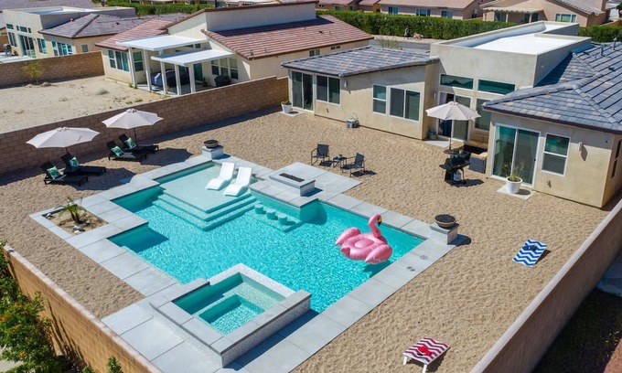 Desert Hot Springs Casa | 4BR Desert Paradise w/ Saltwater Pool & Incredible Views. Ideal for long stays!