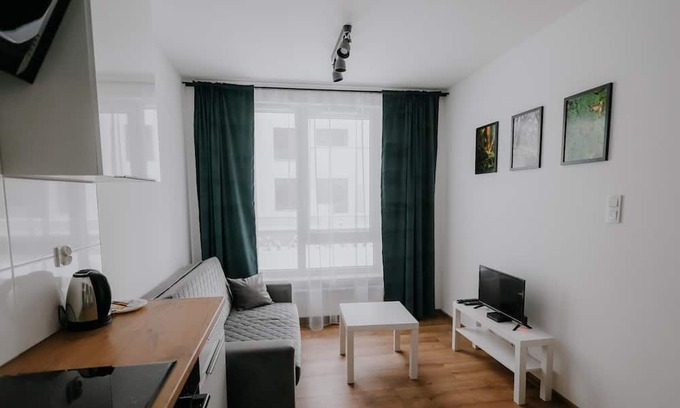Pradnik Czerwony Apartamento | Lublańska Cosy Studio #2A