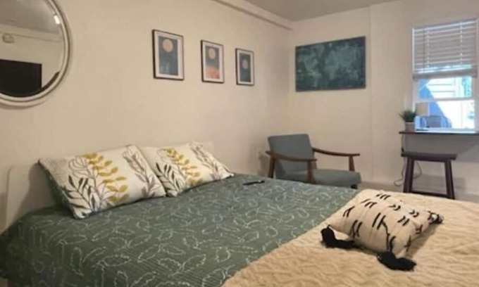 Clawson Casa | Charming Studio Apartment with patio in back of house