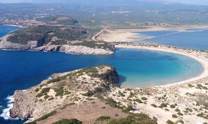 Lepreo Casa | Homerez - Big house for 10 ppl. with sea view, terrace and balcony at Kakovatos
