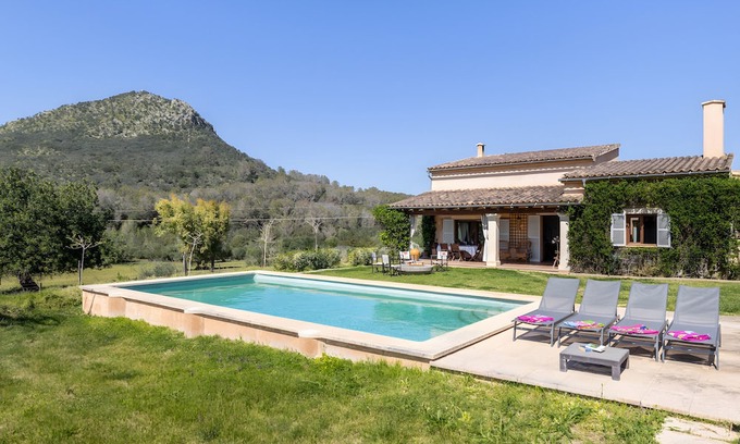 Inca Villa | Country House 'Son Catiu' with Mountain View, Private Pool and Wi-Fi