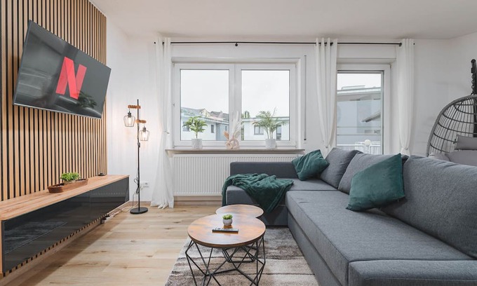 Duhren Apartamento | Roomfall Apartment Sinsheim with TG & Wi-Fi & balcony