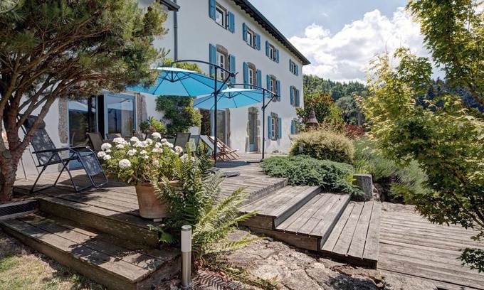 Saint-Jean-la-Vetre Cabaña | Encantadora Casa Rural con Sauna y WiFi