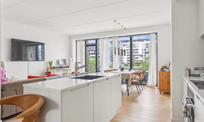 Sydhavnen Apartamento | Luxury Apt with Harbor Views