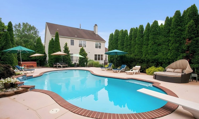 Blawenburg Casa | Hot Tub & Pool: Family Home 5 Mi to Princeton!