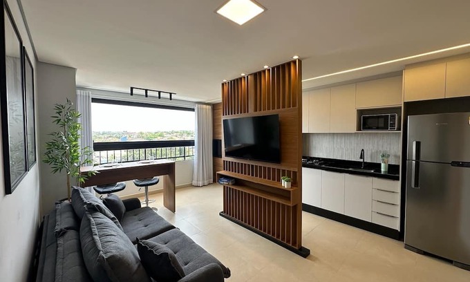 Londrina Apartamento | New and Modern Apartment with 2 Air Conditioning Units - Cond. The Chalet