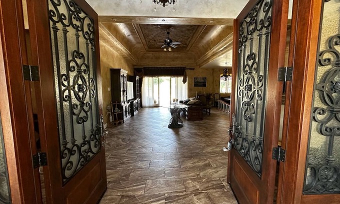 Lakeport Casa | Spacious 6-bedroom Tuscan style on 18 acres in Lakeport with WiFi, Pool, Gated
